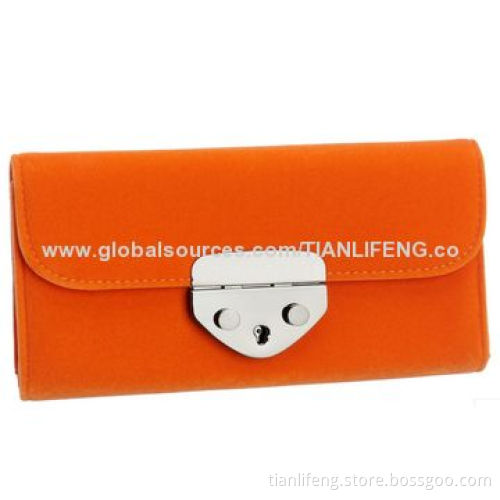 Female Patent Leather Wallet, Quilted